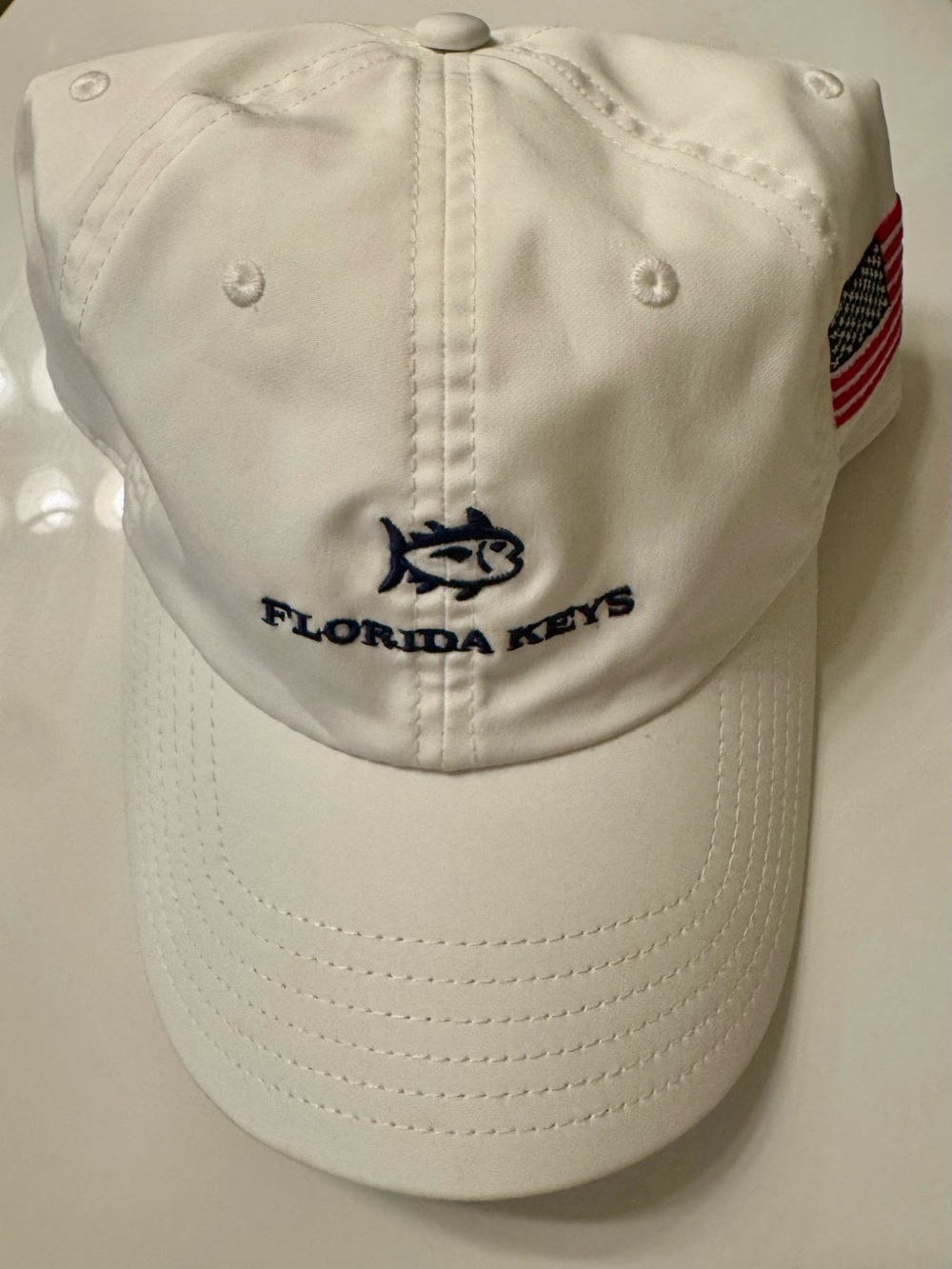 Southern Tide White Skipjack Performance Hat